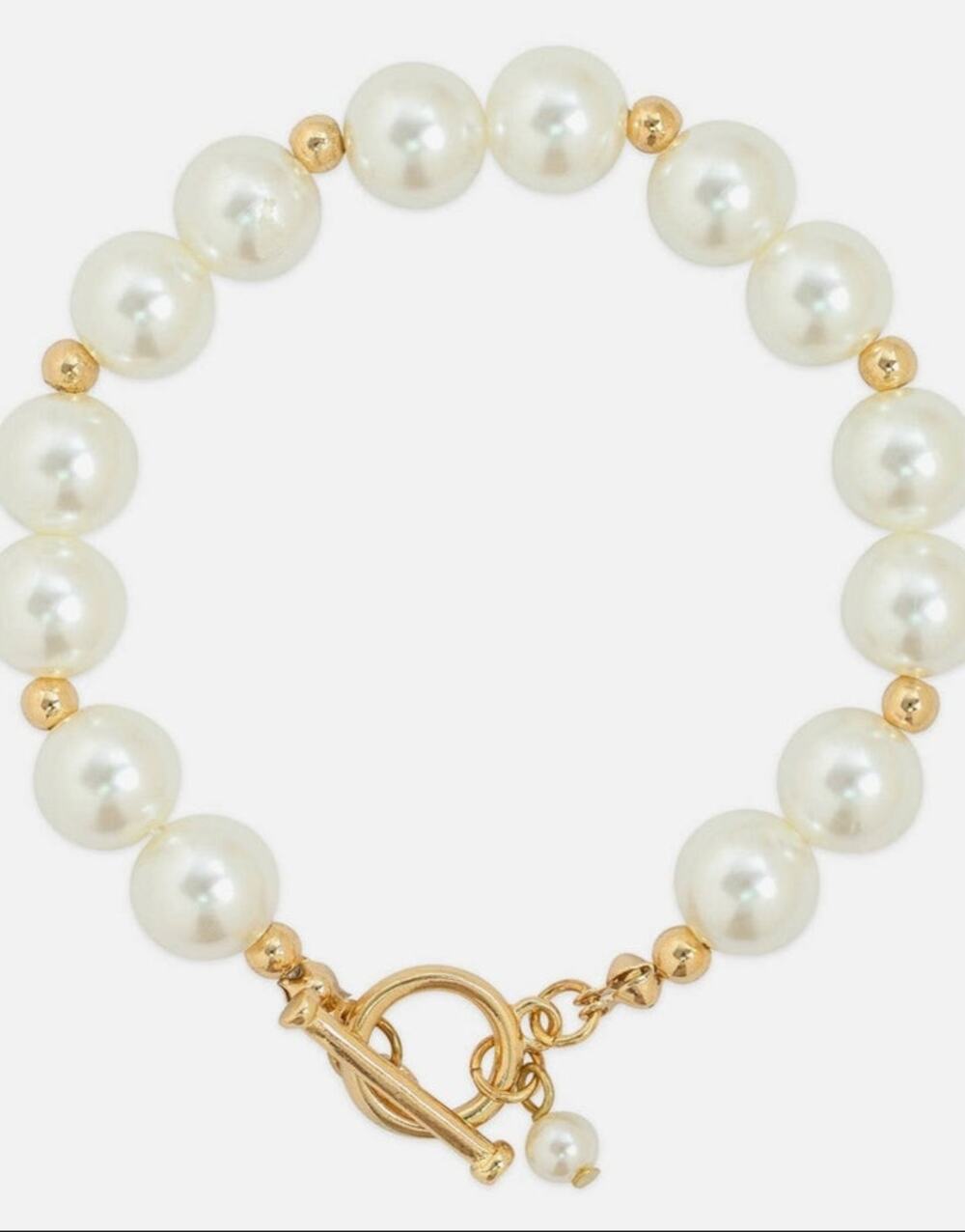Classic Pearl Toggle Bracelet